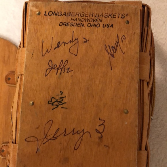 Vintage handmade Longaberger basket crossbody purse with all original inserts - Picture 5 of 16